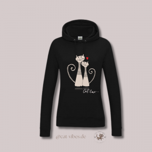 Cat-Vibes Shop College Hoodie